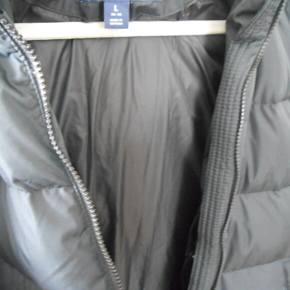 LANDS' END COAT-PARKA-DOWN FILLED-BLACK-WOMEN'S SIZE L - Picture 8 of 8